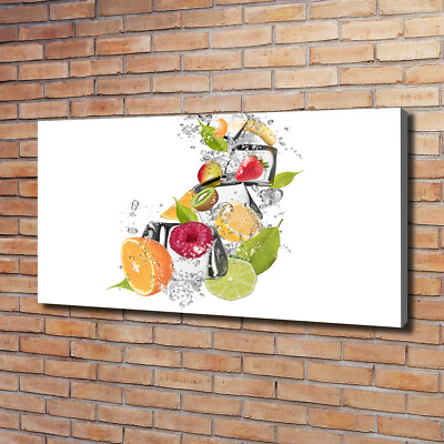 Leinwandbild Kunst-Druck 120x60 Bilder Essen & Getränke Frucht Eis