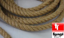 Jute Rope Twisted Sash Pulley Hemp Twine For Boats Decking Marine Cord Sash Line