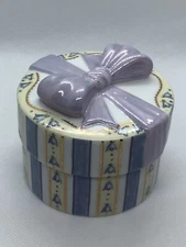 Ardleigh Elliott Dearest Daughter Heirloom Porcelain Music Box Trinket Vintage