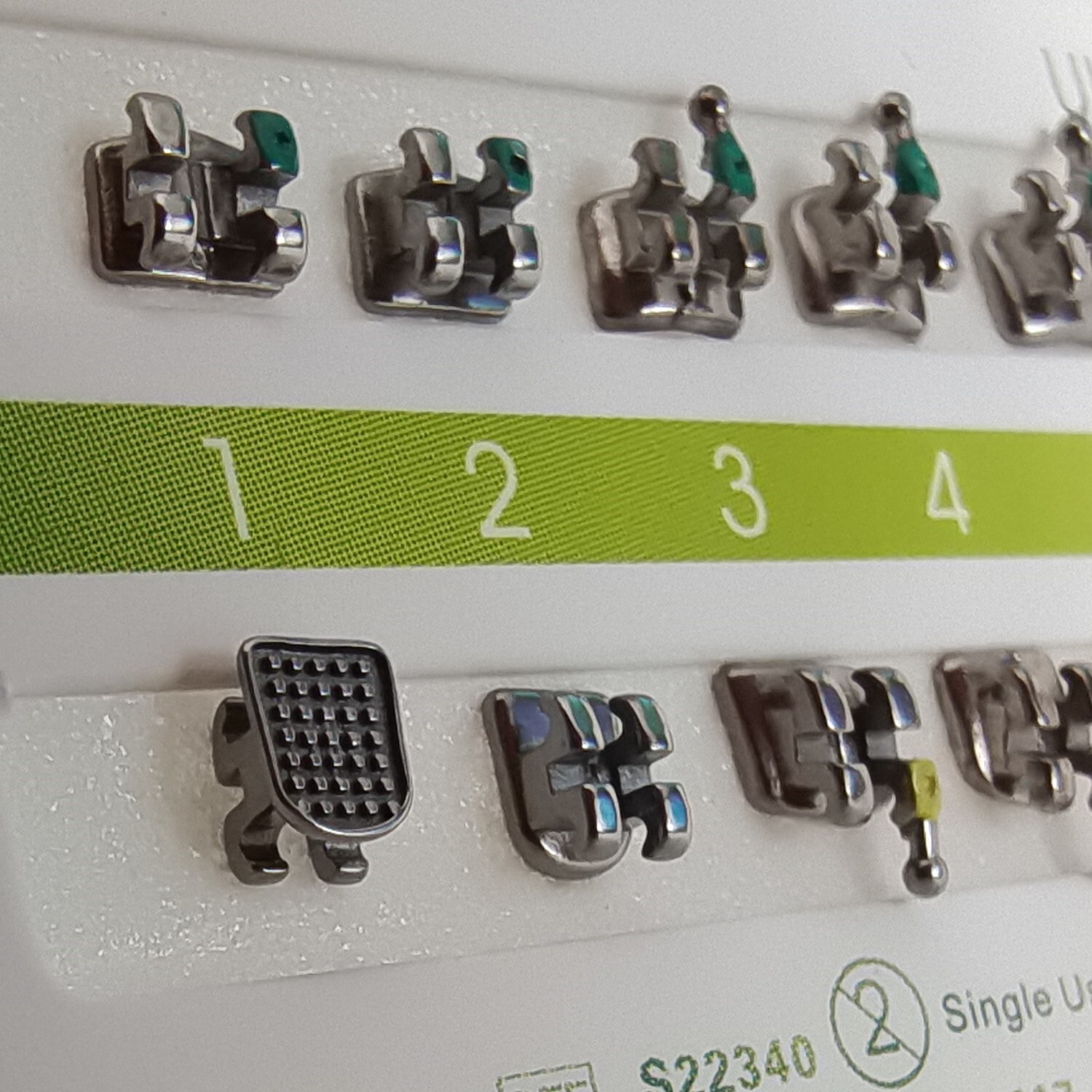 Dental Orthodontic Brackets Metal Braces Monoblock Mini Roth 022 Hooks ...