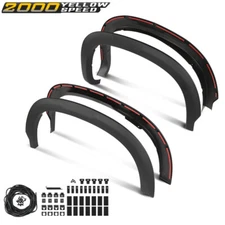 4PCS Fender Flares Kit Fit For 2019-2024 Chevrolet Silverado 1500 84297538 NEW