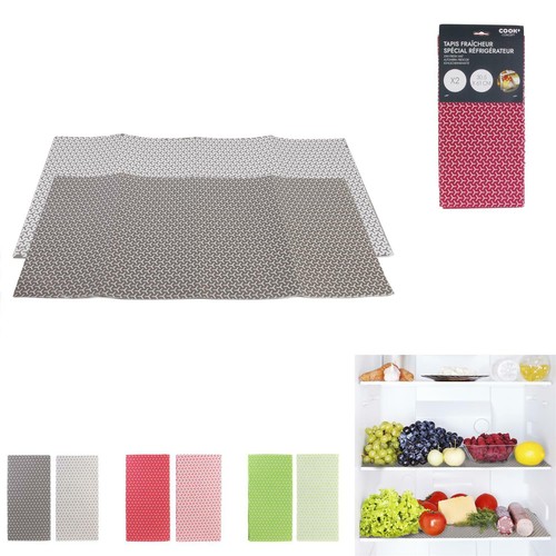 Lot De 10 Tapis Anti-humidité Pour Bac à Légumes - 45x29 Cm, Découpables, Lavables, Réutilisables - 2