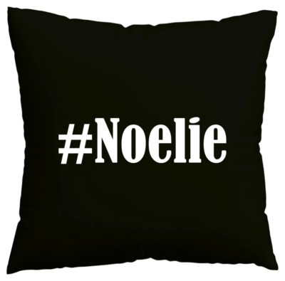 Kissenbezug #Noelie I love Noelie Schwarz 106570