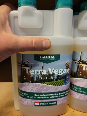 Canna nutrients 1 L Terra Vega one part Nutrient for the growing veg stage soils