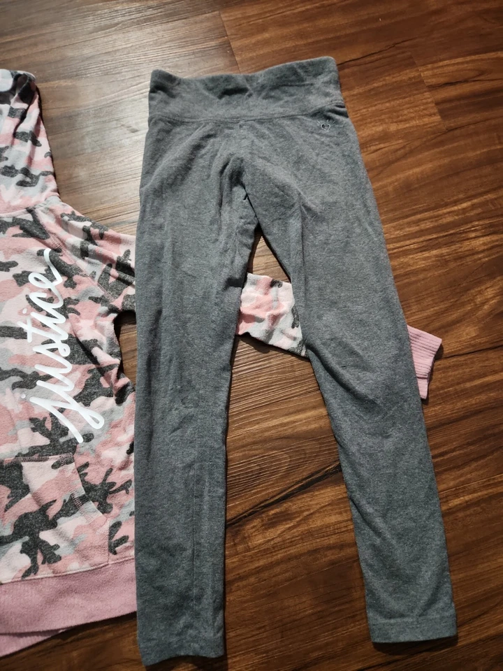 TRAJE DE JUSTICIA NIÑA TALLA 10 GRIS Y ROSA Foto 2 de 4