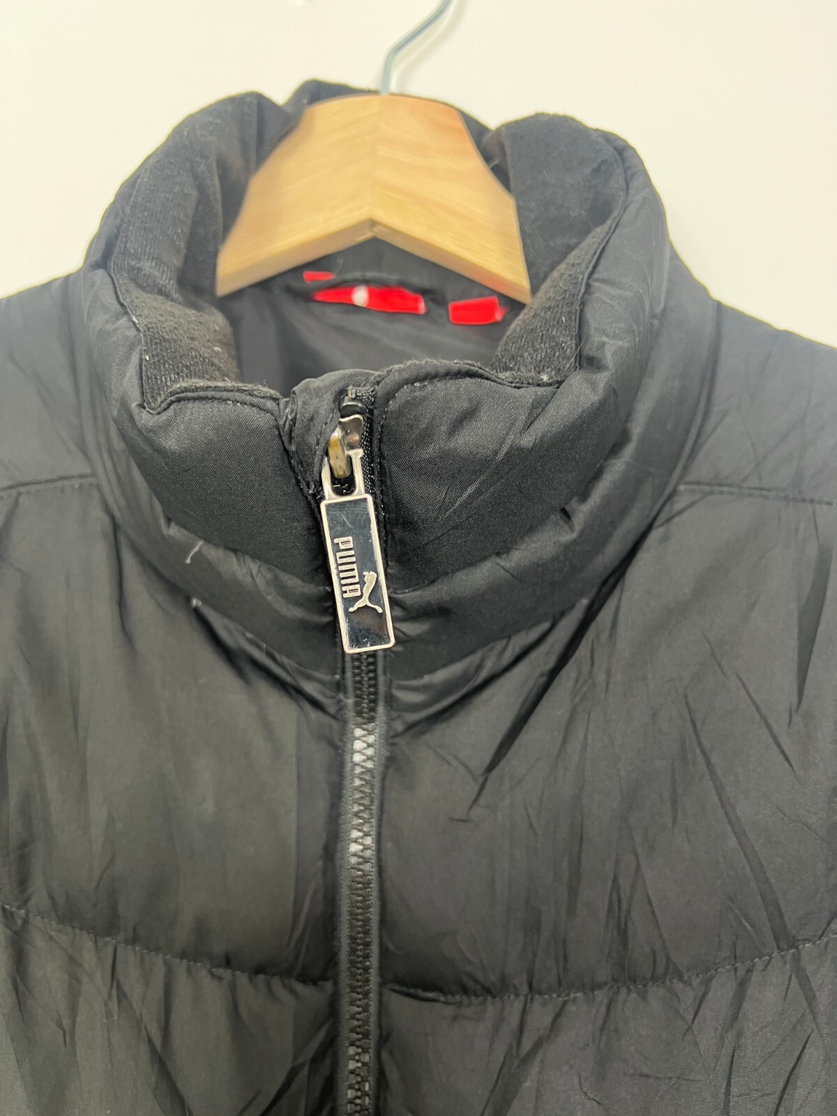 Puma black winter down puffer jacket Medium M mens - image 4