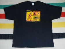 16th World Rhythm Music Festival Seattle 2009 African Art Black Tee T-Shirt 2XL