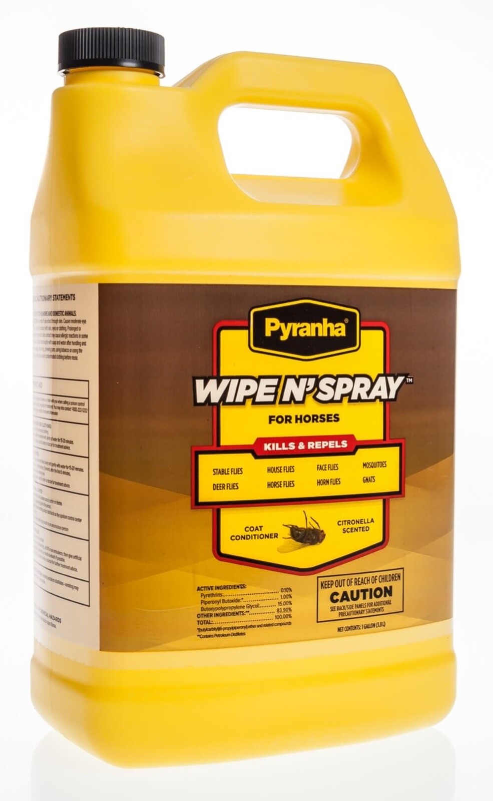 Pyranha Wipe N' Spray, Contains Lanolin, 1 gal