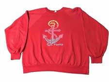 Vintage 80s Florida Raglan Cut Crewneck Sweat...
