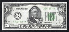 1928 Series $50 Federal Reserve Note - Gold Redeemable — listing 6