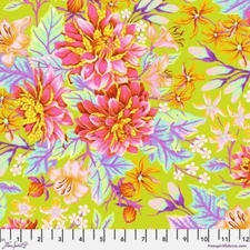Free Spirit Untamed by Tula Pink PWTP234 Moonbeam Hello Dahlia   Cotton