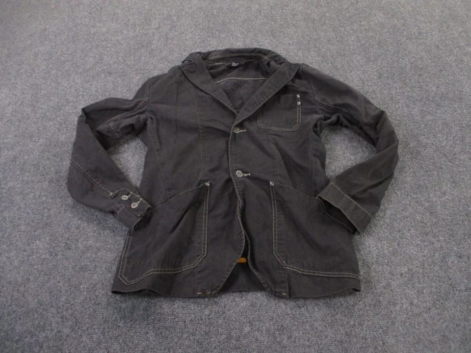 Diesel 夹克女式 M 灰色帆布卡车司机工作服轻便户外成人 — 第 2/4 张图片