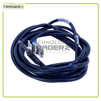 LOT OF 2 038-003-666 EMC AMPHENOL SFF-8088 6Gbps 5M Mini-SAS To Mini-SAS Cable
