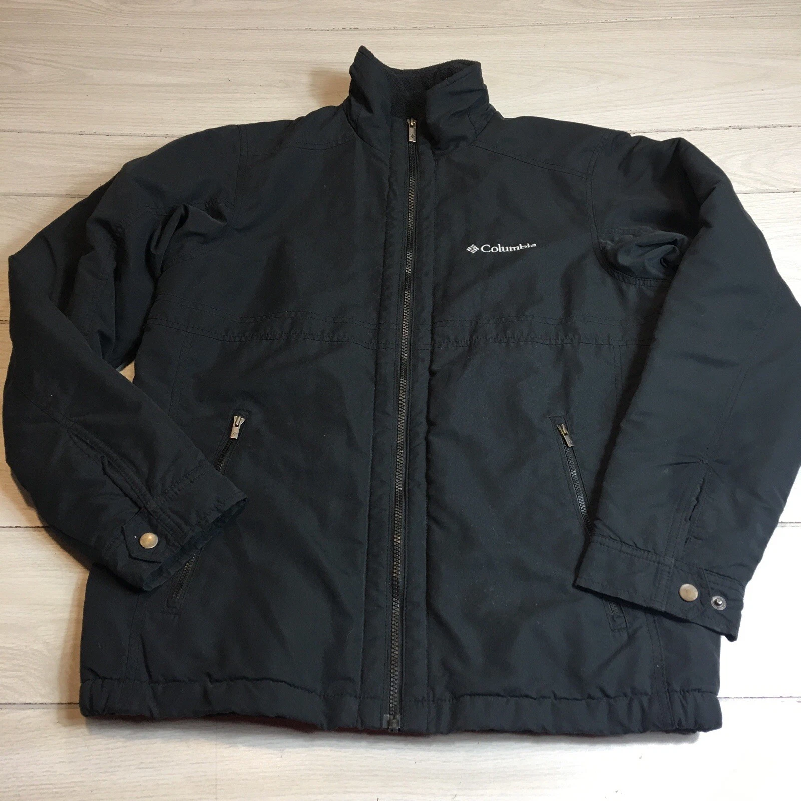 Men’s Columbia Black Soft Shell Jacket |Size S| Wind proof | Fleece Lined