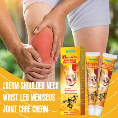 2 * Natürliche Biene Arthritis Analgetikum Salbe Körper Gelenk Creme Knie Rücken Nacken GUT