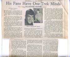 LEONARD NIMOY 1976 National Observer newspaper article