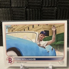 2022 Topps Update Series Legend Photo Variation SP Ted Williams Red Sox HOF!