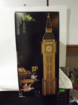 Vintage Wrebbit PUZZ-3D 3 Dimensional Puzzle Big Ben 1483 pcs New