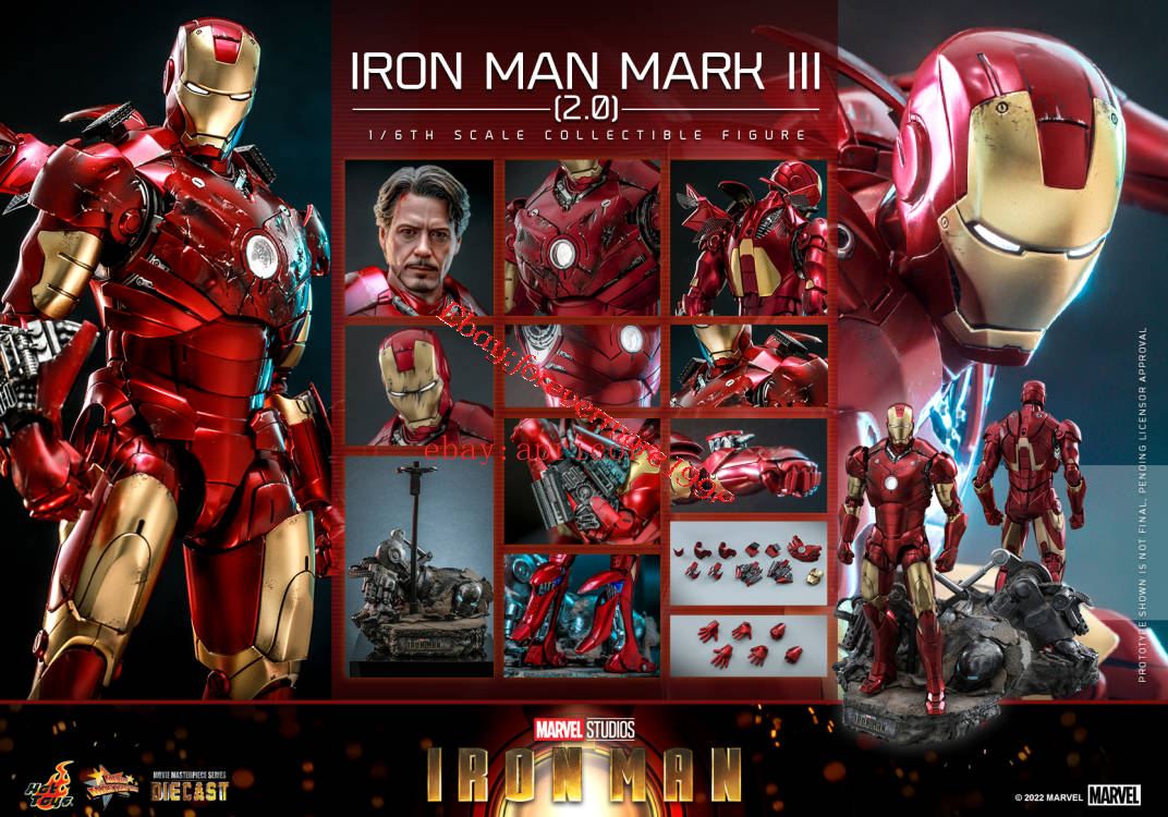 Hot Toys Iron Man Mk3 Hot Toys MMS664D48 Iron Man Mark III 1/6