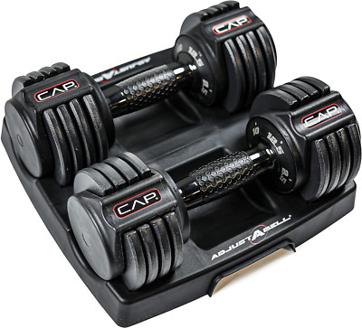 ADJUSTABELL  Dumbbell |12.5Lb, 25Lb, 55Lb | Single or Pair