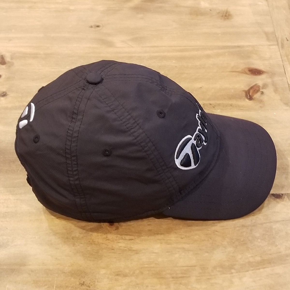 Taylormade Hat Cap Strap Back Black Womens Flower Floral 