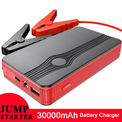 Car Jump Starter 30000mAh Booster Jumper Box Power Bank Battery Charger US