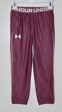 NWT Under armour Little Girls Dusty Purple Track Pants sz 4 5