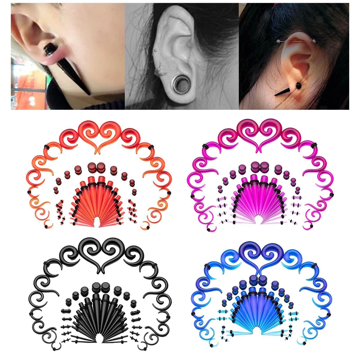 Acrylic tapers deals