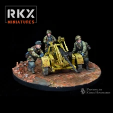 German Fallshirmjager_Luftwaffe_All RKX Miniature Sets_28MM 1/56_Unpainted_WWII