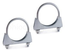Ohio Diesel Parts Heavy Duty Mufflerexhaust Pipe Clamp 3 U-bolt 2-pack