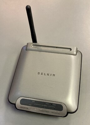 Belkin F5D7230-4 54 Mbps 4-Port 10/100 Wireless G Router (F5D7230DE4 ...