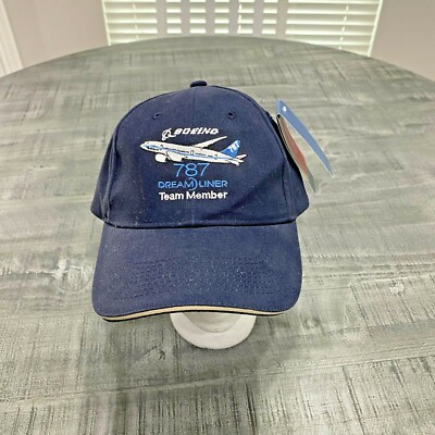 Rare Boeing 787 Dreamliner Team Member Hat - NEW w/Tags