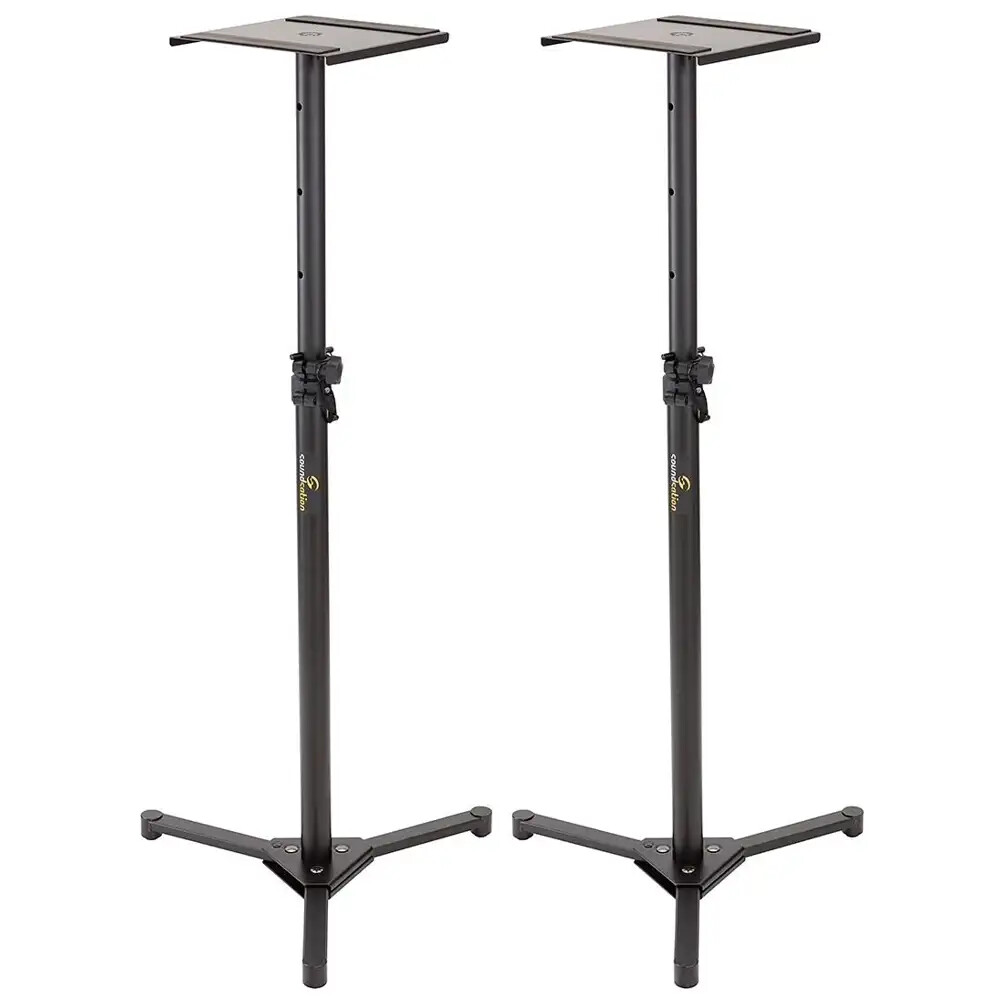 Soundsation SMON-100 Coppia Supporti Studio Monitor Acciaio Regolabili