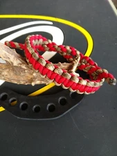 Red and camo Bling Sling bow wrist strap FREE SHIP 