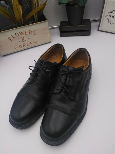 black leather classic Dress Shoe Size 