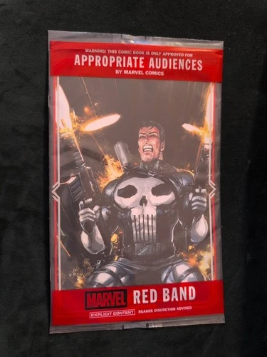 PUNISHER RED BAND #5  VIRGIN CLAYTON CRAIN  1:50  INCENTIVE VARIANT 1