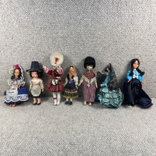 Vintage Collectable Dolls Souvenir Dolls Job Lot X 7
