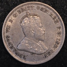 Australia Sixpence 1910 Edward  VII KM#19 High Grade (T32)