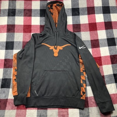 Nike Texas Longhorns Hoodie Men's XS Black Therma-Fit