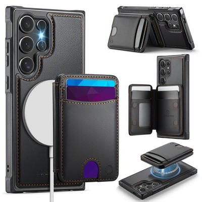 for Samsung Galaxy A Series 2 in 1 Removable Flip Wallet Case Card Holder Cover