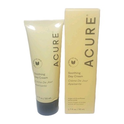 Acure Soothing Day Cream Sensitive Skin Moisturizer, 1.7 fl oz (50 mL), NEW