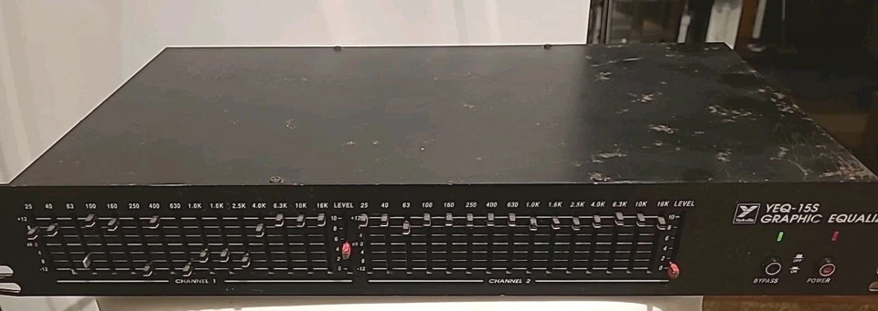 VINTAGE Yorkville Graphic Equalizer Model YEQ-15S   *TESTED* READ DESCRIPTION - Image 4 of 4