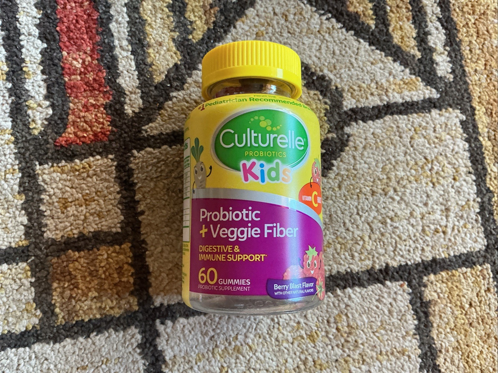 Culturelle Daily Probiotic For Kids + Veggie Fiber Gummies (ages 3+)