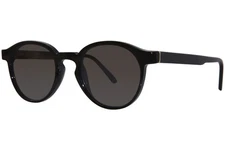 RetroSuperFuture The Iconic Series 85L/R SP16 Sunglasses Black/Grey Lenses 49mm