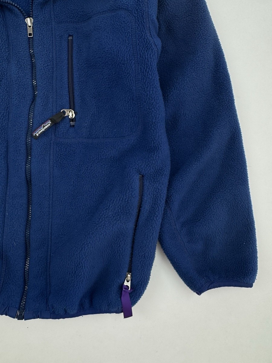 1990's Vintage Patagonia Synchilla Blue Fleece Jacket | eBay
