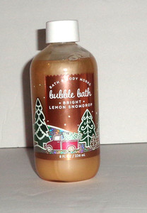 Bath & Body Works Lemon Snowdrop Bubble Bath 8 ozs. 