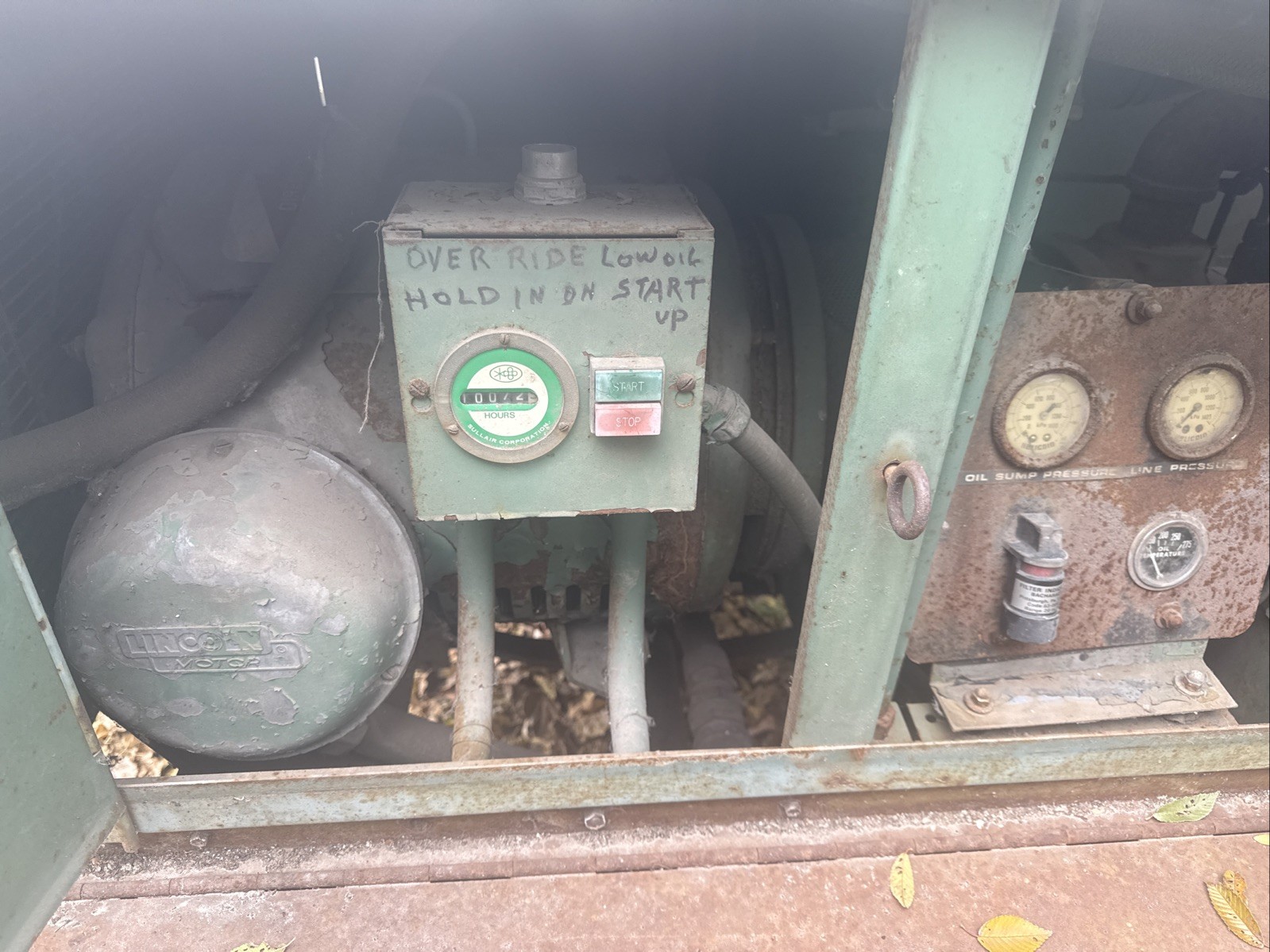 Sullair Tow Behind Air Compressor 220V