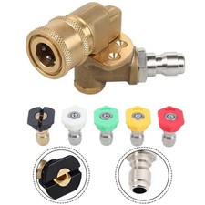 Replacement Nozzle Set Swivel Coupling Quick Connect Brass And Stainless Steel