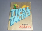 VINTAGE NINTENDO NES LEGEND OF ZELDA TIPS & TACTICS INSTRUCTION BOOK WITH MAP.