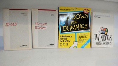 Vintage Windows Book Lot User Guides - See Pics for Details